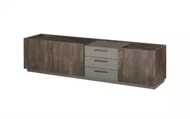 TV staliukas TV stovas Imv Largo, 200 cm, tamsus ąžuolas/antracitas