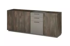Komoda Imv Largo, 200 cm, tamsus ąžuolas/antracitas