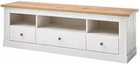 TV staliukas TV stovas Imv Westminster, 162 cm, balta/ąžuolinė