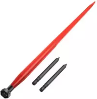 Šieninis iešmas 124.5 cm traktoriui, 1361 kg, šakių iešmas rulonams su stabilizatoriais, tvirtas šieno rulonų perkėlėjas, rulonų šakės su 2 stabilizatoriais
