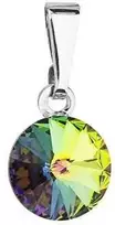 Evolution Group Modernus pakabukas su žaliu Swarovski kristalu 54018.5 vitrail medium