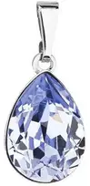 Evolution Group Žavus pakabukas su Swarovski kristalu Drop 54016.3 levandų spalvos