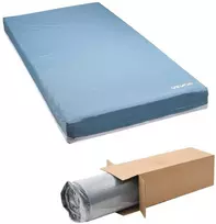 Ligoninės čiužinys 15.24 cm putų, vandeniui atsparus, neslystantis, 204.1kg, trijų sluoksnių, medicininis, pragulų profilaktikai