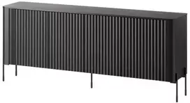 Cama Meble Cama VERA komoda 190x40x80 juodas matinis
