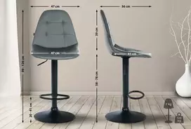 Mville Baro kėdė "Elmore", odos imitacija B