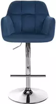 Mville Baro kėdė "Natoma Velvet" chromuota