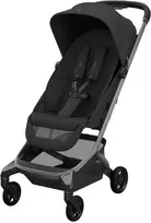 Maxi Cosi Fame Cabin - lekka spacerówka, kompaktowy wózek dziecięcy do samolotu | Onyx Juodas