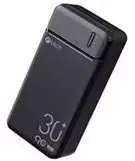 Powerbank C-tech 30000mAh, Li-Pol, 20W, USB-C/USB-A/micro USB