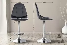 Mville Baro kėdė "Elmore", odos imitacija C
