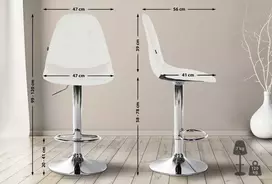 Mville Baro kėdė "Elmore", odos imitacija C