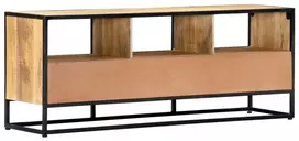 TV staliukas Televizoriaus spintelė, 120x30x45cm, mango medienos masyvas