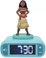 Lexibook Disney Moana Vaiana 3D Night Light Alarm Clock