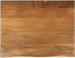 Stalviršis, 110x80x2,5cm, mango masyvas, su gyvu kraštu