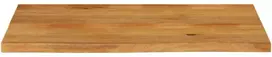 Stalviršis, 120x60x3,8cm, mango masyvas, su gyvu kraštu