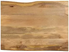 Stalviršis, 90x80x3,8cm, mango medienos masyvas, su gyvu kraštu