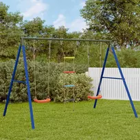 Lauko sūpynių komplektas su sūpynėmis ir kopėčiomis