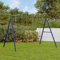 Lauko sūpynių komplektas su sūpynėmis ir diskinėmis sūpynėmis