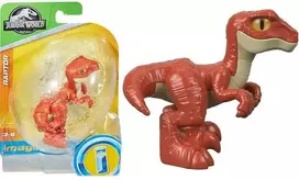Mattel "Imaginext Jurassic World" mažylis dinozauras raptorius, raudonas, 7 cm