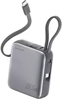 „4smarts Pocket“ dvigubas laidas, 10000 mAh, 22,5 W, su integruotu USB-C laidu