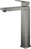 Aukštas praustuvo maišytuvas Grohe Eurocube XL, brushed hard graphite, 23406AL0