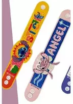 Craft Buddy „Stitch & Angel“, krištolo meno draugystės apyrankė
