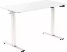 Kompiuterio stalas ErgoWork Nordic Home, Baltas