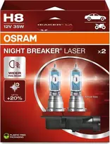Bikuva.lt Lemputė OSRAM H8 Night breaker laser 35W 12V PGJ19-1