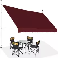 Promotions Ištraukiamas markizė, 350 cm pločio, vyno raudonos spalvos