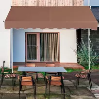 Promotions Ištraukiamas markizės tentas, 250x120 cm, smėlio baltos spalvos