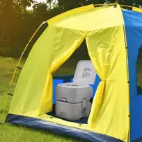 Promotions Nešiojamas tualetas, 10Lx20L talpa, pilkas