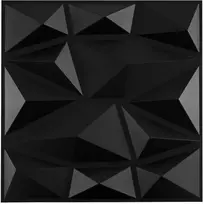 Promotions 3D Sienų panelės, 30x30 cm, Juoda