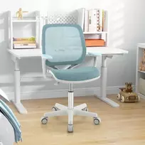 Promotions Vaikiškas rašomojo stalo kėdė, reguliuojamo sėdimos vietos aukščio 43-55 cm, ergonominė, su ratukais
