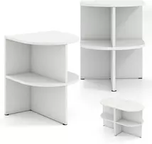 Promotions Šoninis staliukas, 38x38x48,5 cm, baltas