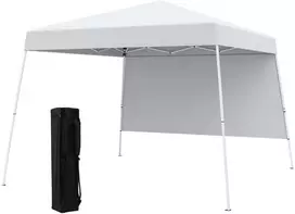 Promotions Išskleidžiamas pavėsinė palapinė, 305x305x262,3 cm, balta