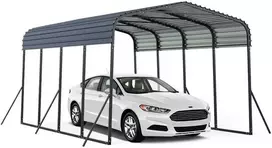 Promotions Automobilių stoginė, 440x300x250 cm, Juoda