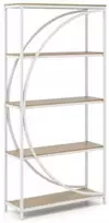 Promotions Etagere knygų lentyna, 86x30x175 cm, ruda ir juoda