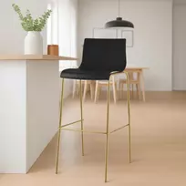 Mville Baro taburetė Hoover, keturių kojų, plastikinė, auksinė
