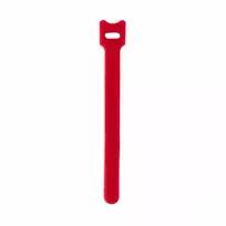 Daugiafunkciniai Velcro tvirtinimo dirželiai Bradas TC, 12 x 150 mm, 10 vnt, red