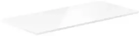 Mexen Uni vonios spintelės stalviršis, 90 cm, Baltas glossy