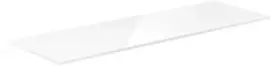 Mexen Uni vonios spintelės stalviršis, 140 cm, Baltas glossy