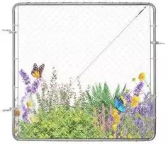 Vevor Tvoros vartai sodo tinklui 92 x 122 cm