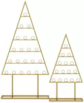Promotions Nuotraukų kortelių laikikliai, kalėdinės eglutės formos, 55x14x112,5 cm ir 38x11,5x76 cm, juoda