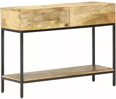 Konsolinis staliukas, 100x35x76cm, mango medienos masyvas