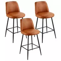 Vevor Baro taburetės, 3 vnt., sukinėjamos, 69 cm aukštis