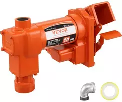 12V DC Kuro Perdavimo Siurblys, Didelio Srauto Benzino Dyzelino Žibalo Ekstraktorius, Nešiojamas Siurblys Sunkvežimiams, Automobiliams, Ūkio Technikai, Etanolio Mišiniams, 75.7 LPM