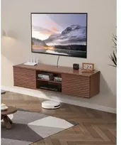 TV staliukas Vevor Pakabinama televizoriaus lentyna su reguliuojama lentyna