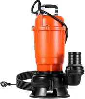 Panardinamas nešvaraus vandens siurblys, 550W ketaus nuotekų siurblys, 18000 L/h drenažo siurblys baseinams, tvenkiniams, rūsiams, užtvindytoms vietoms