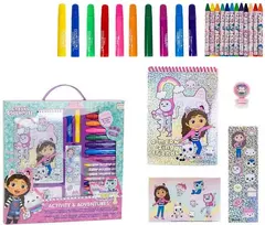 CERDÁ Gabbys Dollhouse colouring stationery set