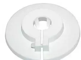 Bjrn Hammer Plastikinė rozetė, balta 3/8 - dviejų dalių Ø 70 mm