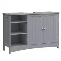 Songmics Tualeto staliukas, 90x30x60 cm, pilka